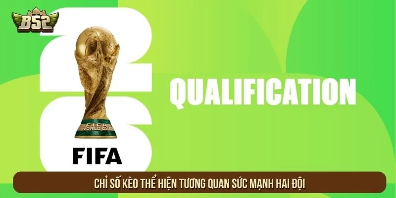 Chỉ số kèo thể hiện tương quan sức mạnh hai đội