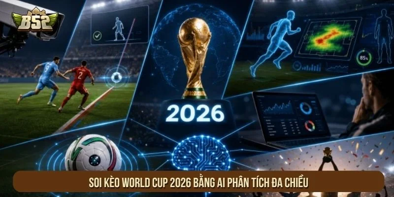 Soi kèo World Cup 2026 bằng AI phân tích đa chiều